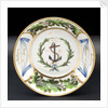 Saucer, part of a tea service that belonged to Vice-Admiral Horatio Nelson (1758-1805). by unknown