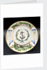 Saucer, part of a tea service that belonged to Vice-Admiral Horatio Nelson (1758-1805). by unknown
