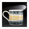 Earthenware mug by Josiah Wedgwood & Sons Ltd.