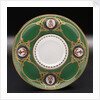 Saucer used on HMY 'Victoria and Albert' (1899) by W.T. Copeland & Sons Ltd.