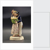 Earthenware figure group: a sailor, newly ashore, embraces his comely lass by unknown