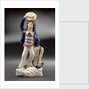 Earthenware figure group depicting a sailor and lass by unknown
