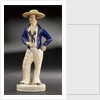 Earthenware figure of a sailor by Unknown