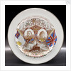 Earthernware plate by unknown