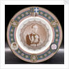 Porcelain plate by Caverswall China Co. Ltd.