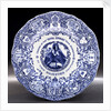 Porcelain plate by John Rose & Co.