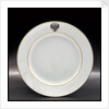 Plate from the Russian Imperial yacht 'Standart' (1896) by Russian Imperial Porcelain Factory