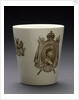 Porcelain beaker inscribed 'CORONATION 1911' by Doulton & Co. Ltd.