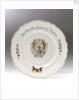 Earthernware plate by unknown