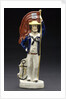 Earthenware figures of sailor by unknown