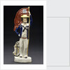 Earthenware figures of sailor by unknown