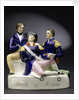 Staffordshire figure group representing the death of Nelson by unknown