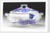 White vegetable dish with lid by Cauldon Ltd.