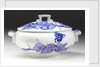 White vegetable dish with lid by Cauldon Ltd.