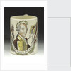 Mug with a portrait of Admiral Sir George Brydges Rodney (1719-1792) by unknown