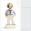Earthenware figure of a sailor by unknown