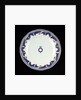 Plate used on RY 'Osborne' (1870) by W.T. Copeland & Sons Ltd.