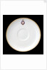 Saucer used on RY 'Osborne' (1870) by Derby Crown Porcelain Co. Ltd.