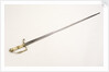 Five-ball hilted dress sword by unknown