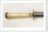 Straight bladed dirk by unknown