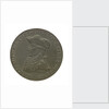 Token depicting Admiral of the Fleet Richard Howe (1726-1799) and the Glorious First of June, 1794; obverse by T. Wyon
