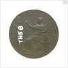 Token depicting Admiral of the Fleet Richard Howe (1726-1799) and the Glorious First of June, 1794; reverse by T. Wyon