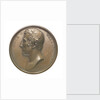 Commemorative medal depicting Duke of Wellington (1769-1852), Chancellor of Oxford University 1834; obverse by T. Webb