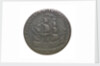 A Portsmouth halfpenny commemorating John Jervis, Earl St Vincent (1735-1823) and the battle of Cape St Vincent, 1797; reverse by J. Pitt