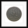 A Portsmouth halfpenny commemorating John Jervis, Earl St Vincent (1735-1823) and the battle of Cape St Vincent, 1797; reverse by J. Pitt