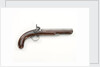 Percussion Back Action pistol by R. Weston