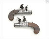 Flintlock pistols by Holmes