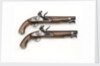 Flintlock pistols by E. & W. Bond