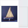 Full hull model, whaler, starboard broadside by unknown