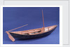 Full hull model, Bridgwater flatner, starboard stern quarter by Charles Holt