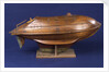 Full hull model, life-saving capsule, starboard broadside by R. F. Wells