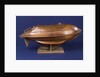 Full hull model, life-saving capsule, starboard broadside by R. F. Wells