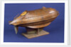 Full hull model, life-saving capsule, starboard stern quarter by R. F. Wells