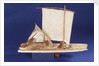Brazilian raft or Jangada, starboard broadside by unknown
