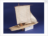 Brazilian raft or Jangada, port by unknown