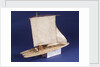 Brazilian raft or Jangada, port by unknown