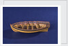 Full hull model of a ship's dinghy (circa 1795) by unknown