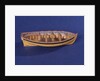 Full hull model of a ship's dinghy (circa 1795) by unknown