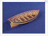 Full hull model of a ship's dinghy (circa 1795) by unknown