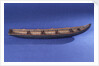 Four man rowing curragh, starboard broadside by unknown