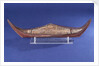 Ethnographic boat model by Nancy Shanawdithit