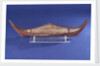 Ethnographic boat model by Nancy Shanawdithit