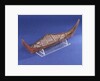 Ethnographic boat model by Nancy Shanawdithit