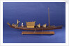 Burmese ceremonial barge, starboard broadside by unknown