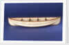 Full hull model, collapsible lifeboat, broadside by unknown