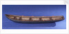 Four man rowing curragh, port broadside by unknown